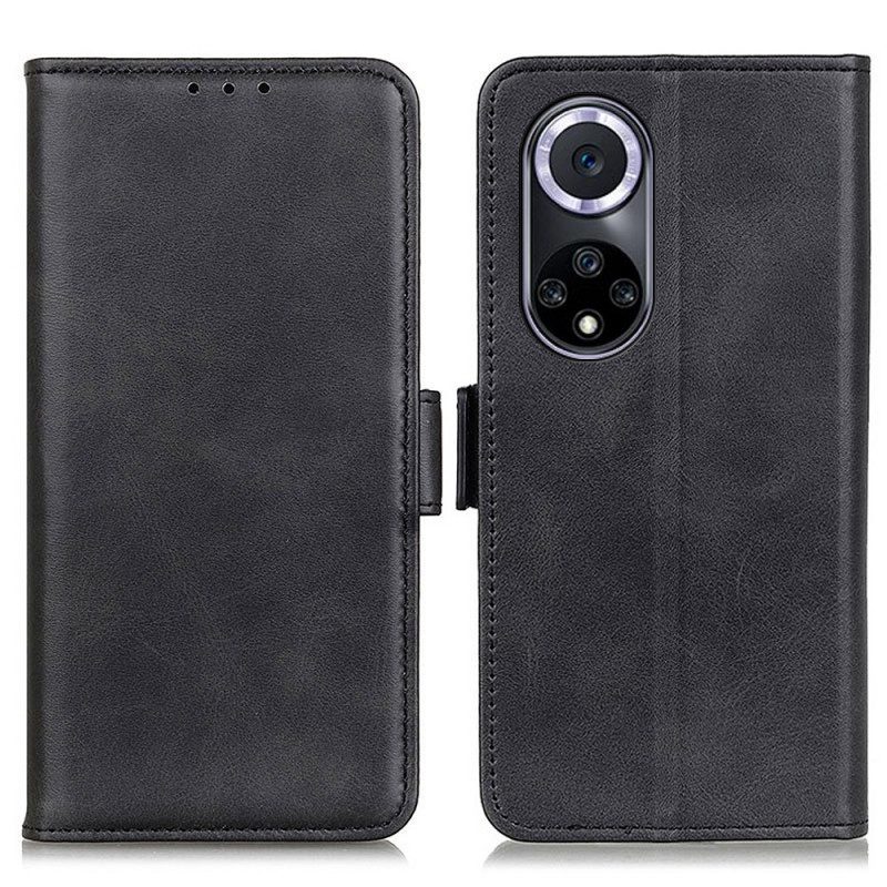 Folio Cover Huawei Nova 9 Custodia in pelle Doppio Lembo