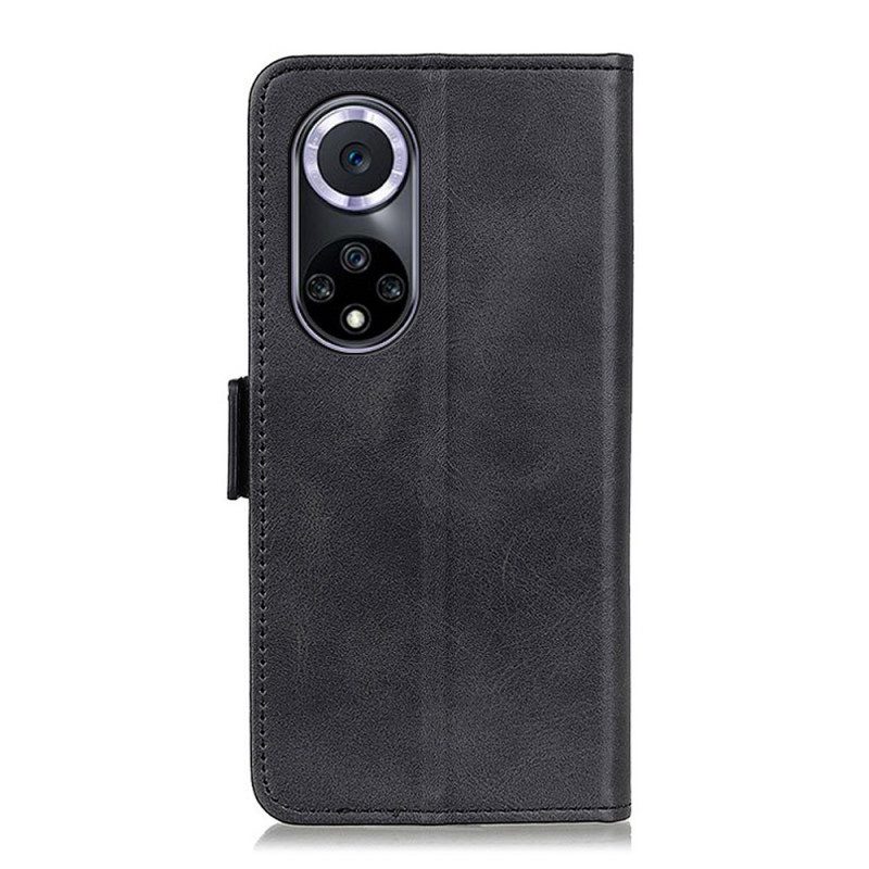 Folio Cover Huawei Nova 9 Custodia in pelle Doppio Lembo