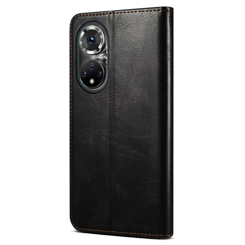 Folio Cover Huawei Nova 9 Custodia in pelle Ecopelle Cerata