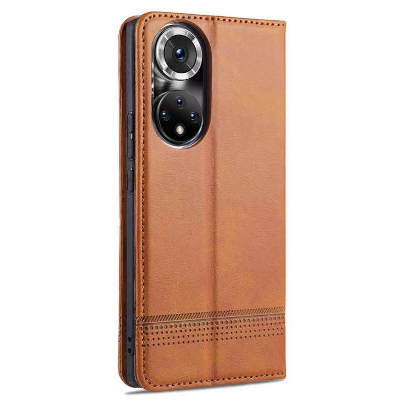 Folio Cover Huawei Nova 9 Custodia in pelle Stile In Pelle Azns