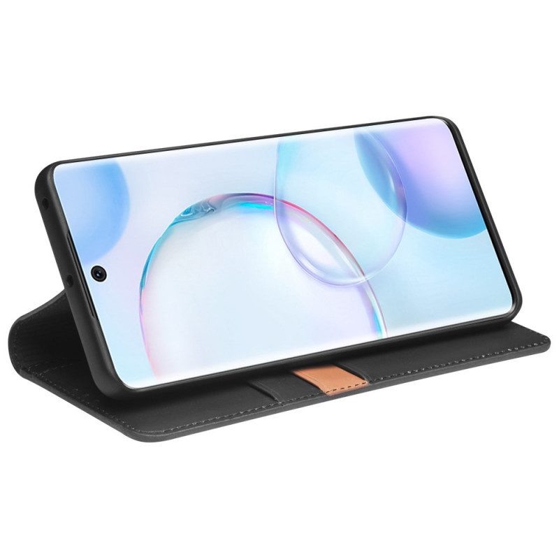 Folio Cover Huawei Nova 9 Custodia in pelle Vera Pelle Qialino