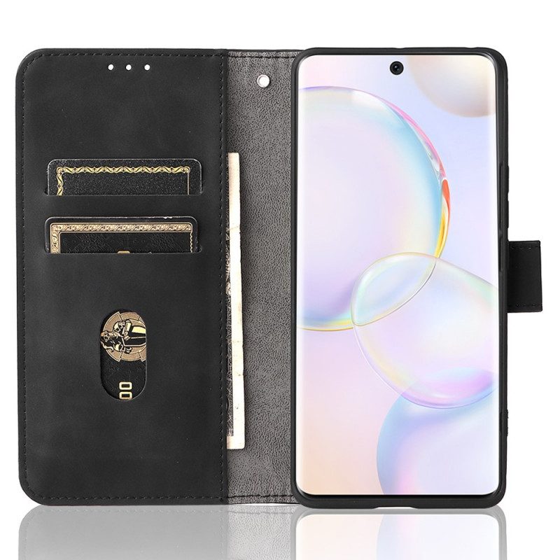 Folio Cover Huawei Nova 9 Tocco Di Pelle