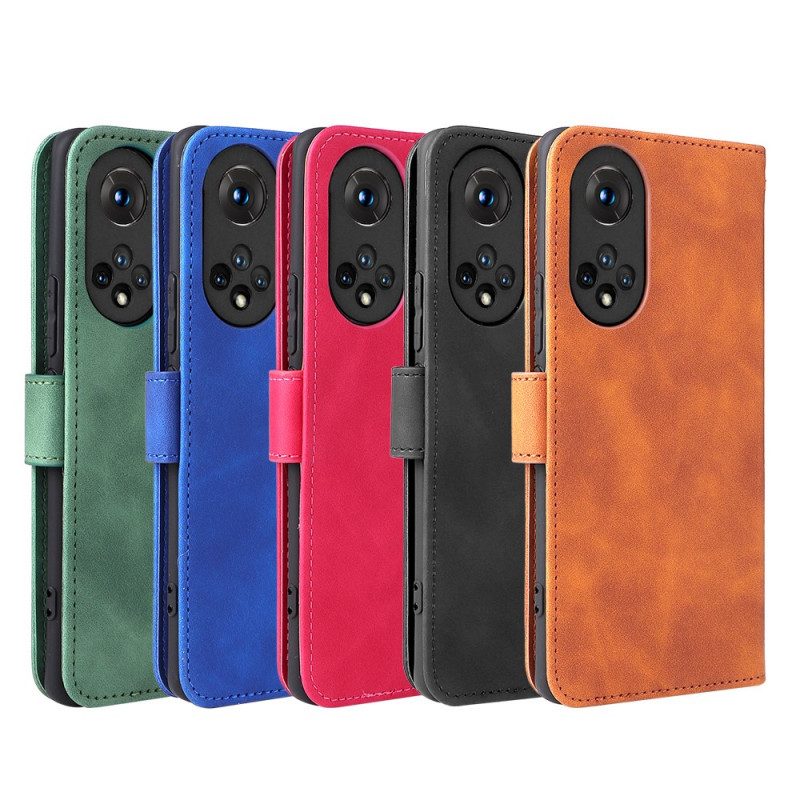 Folio Cover Huawei Nova 9 Tocco Di Pelle