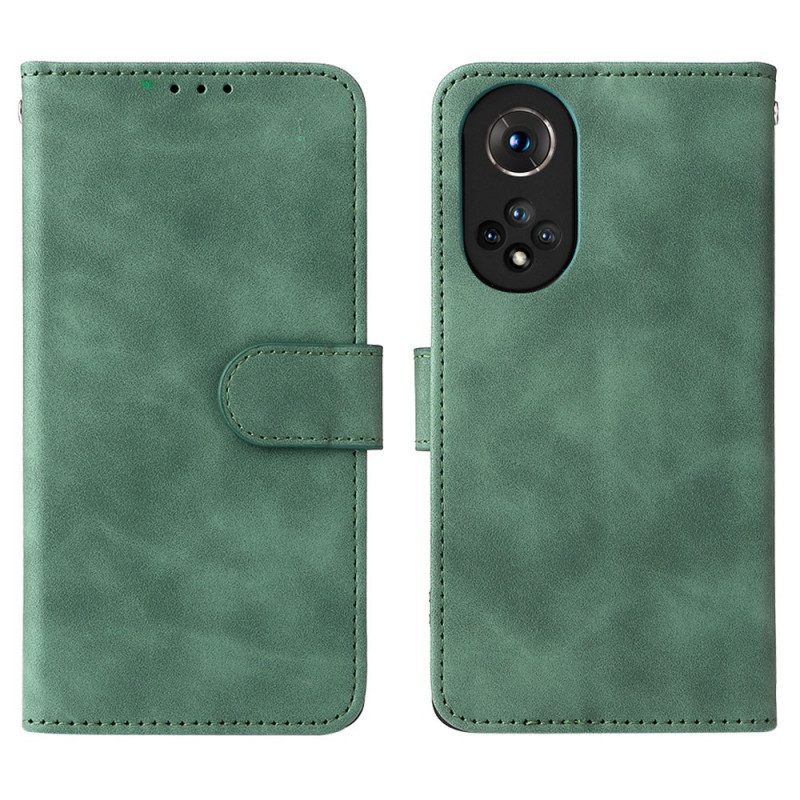 Folio Cover Huawei Nova 9 Tocco Di Pelle