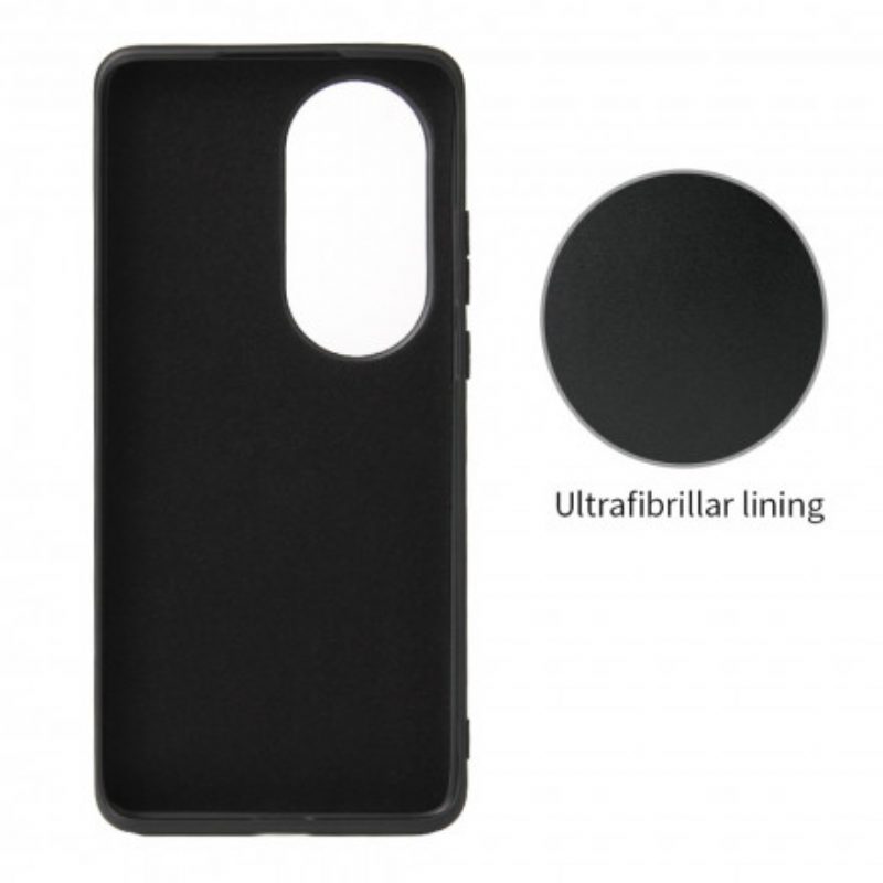 Cover Huawei P50 Staffa Ad Anello Stile Coccodrillo