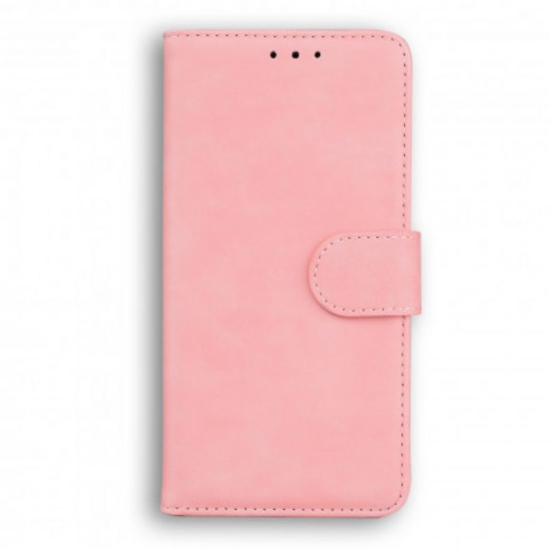 Custodia A Portafoglio Huawei P50 Stile Vintage In Pelle Couture