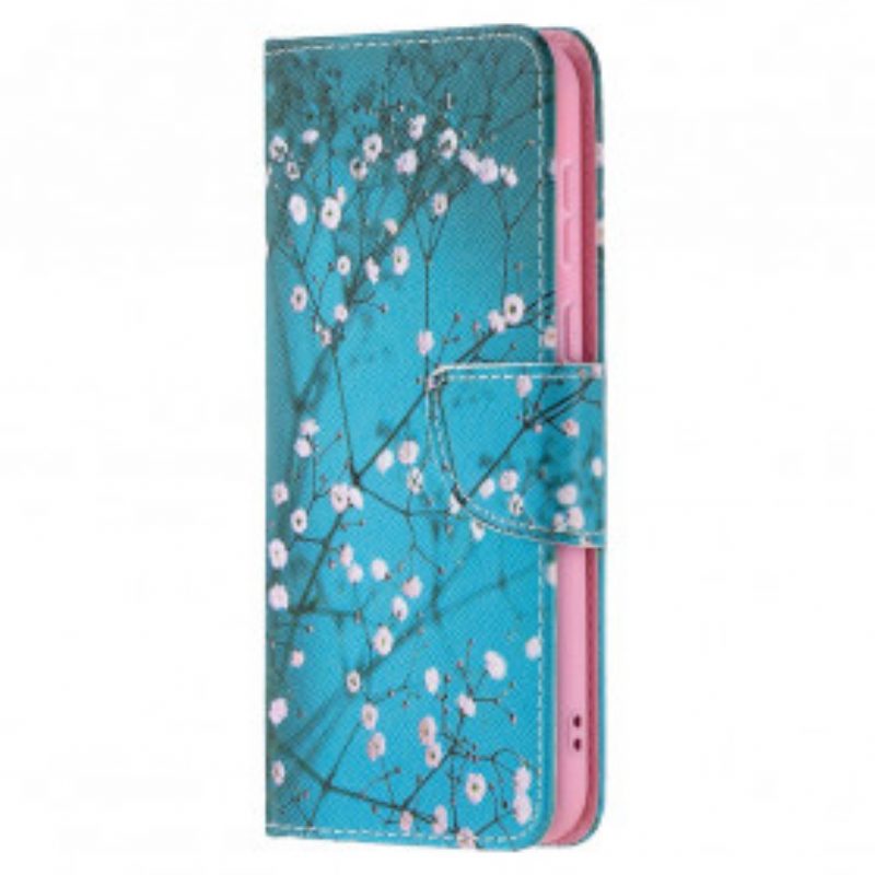 Custodia in pelle Huawei P50 Albero In Fiore