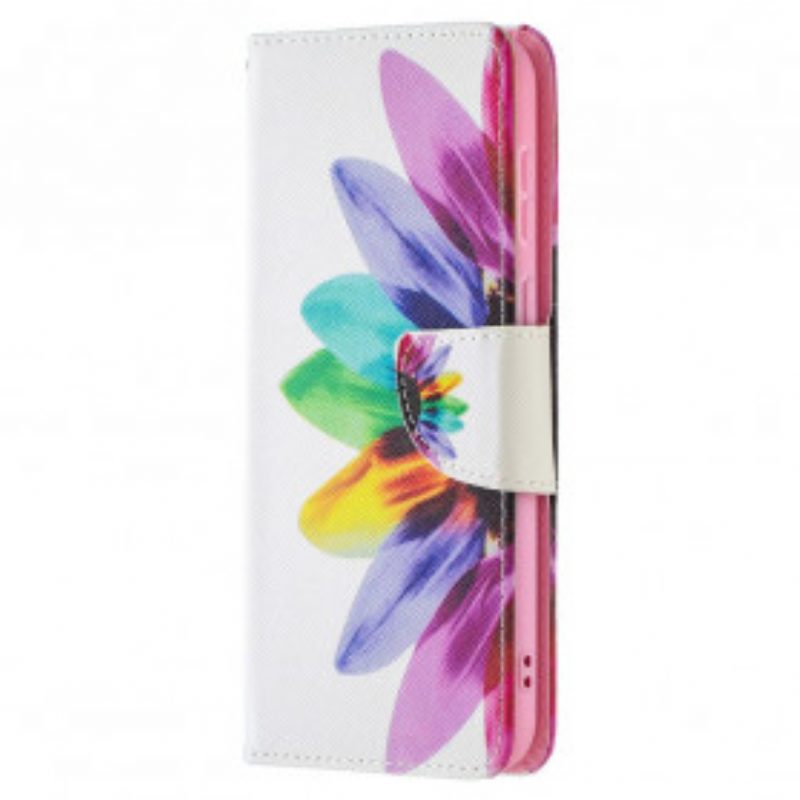 Folio Cover Huawei P50 Fiore Dell'acquerello