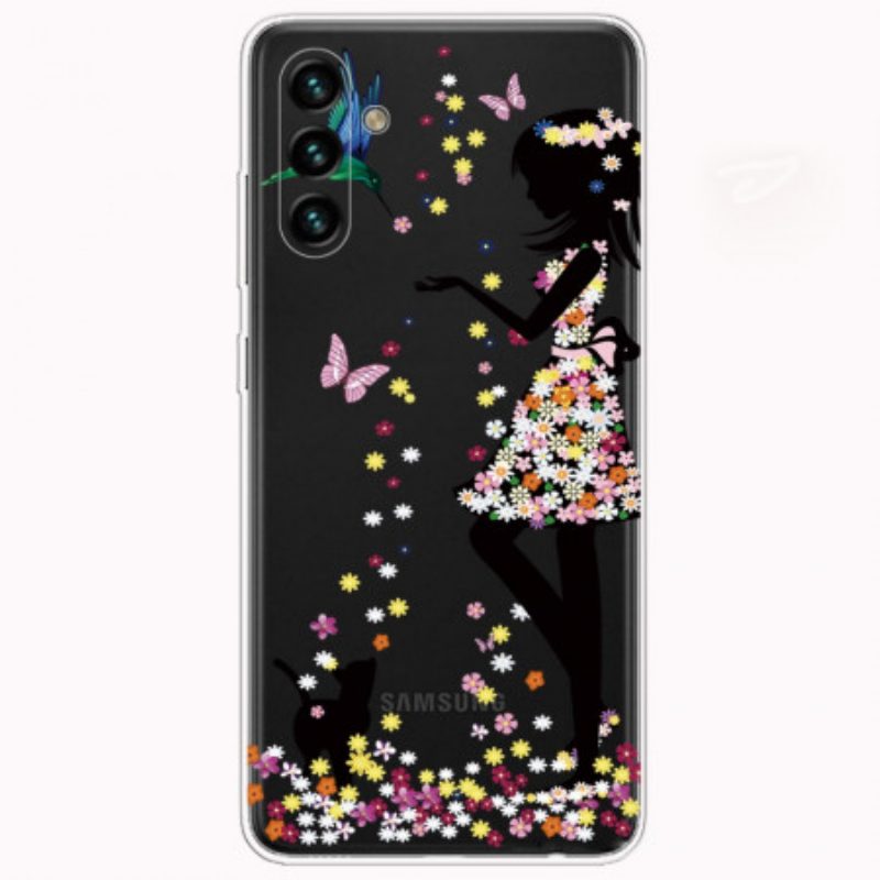 Cover Samsung Galaxy A13 5G / A04s Bella Testa Di Fiore