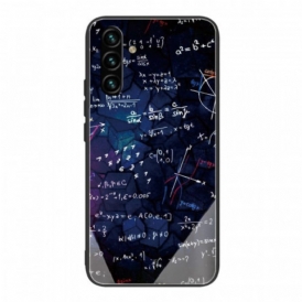 Cover Samsung Galaxy A13 5G / A04s Calcoli Matematici In Vetro Temperato