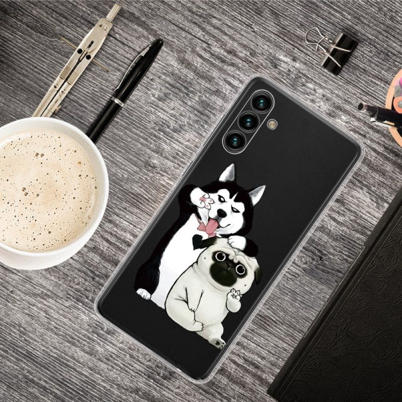 Cover Samsung Galaxy A13 5G / A04s Cani Divertenti