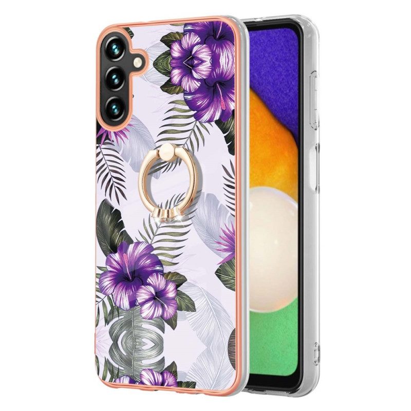 Cover Samsung Galaxy A13 5G / A04s Fiori Ad Anello