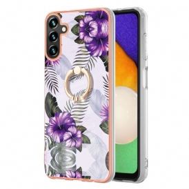 Cover Samsung Galaxy A13 5G / A04s Fiori Ad Anello