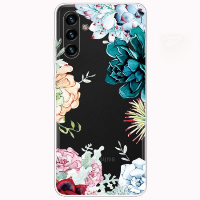 Cover Samsung Galaxy A13 5G / A04s Fiori Dell'acquerello