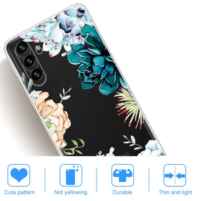 Cover Samsung Galaxy A13 5G / A04s Fiori Dell'acquerello