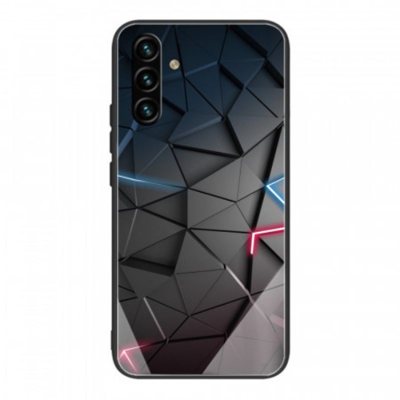 Cover Samsung Galaxy A13 5G / A04s Geometria In Vetro Temperato