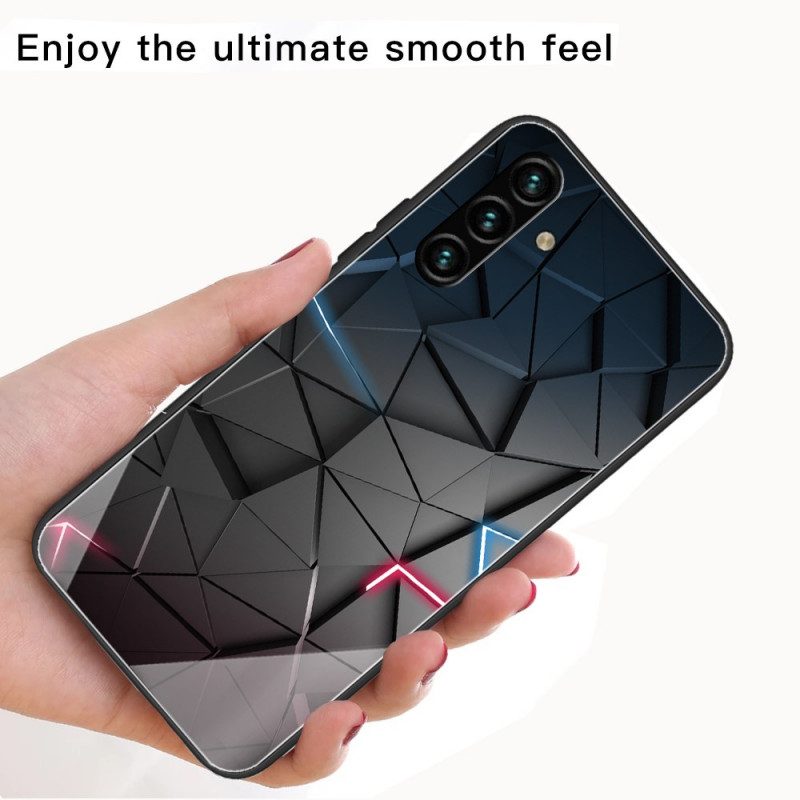 Cover Samsung Galaxy A13 5G / A04s Geometria In Vetro Temperato