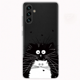 Cover Samsung Galaxy A13 5G / A04s Guarda I Gatti