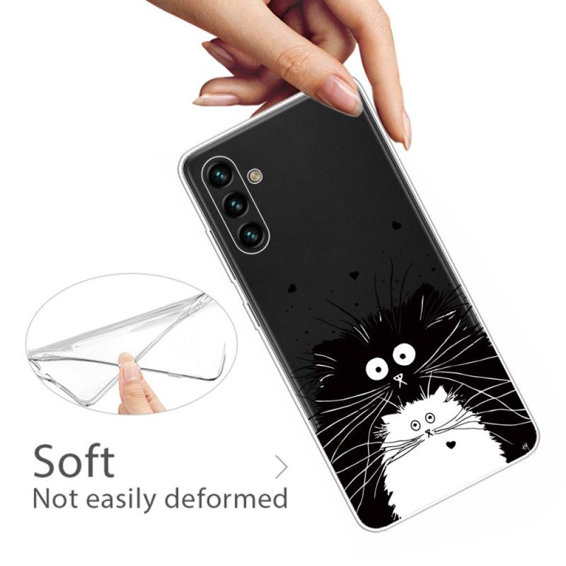 Cover Samsung Galaxy A13 5G / A04s Guarda I Gatti