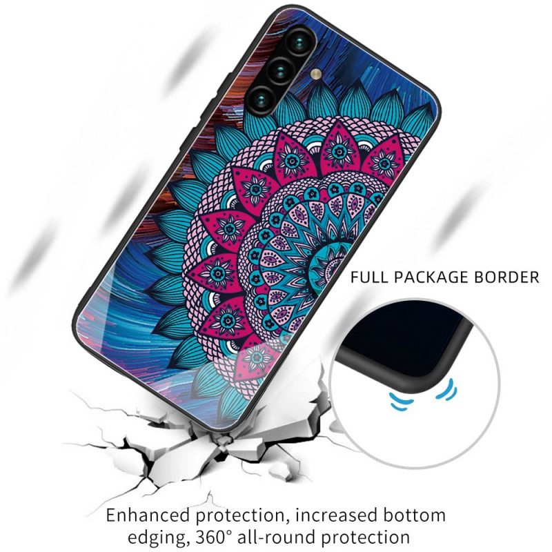 Cover Samsung Galaxy A13 5G / A04s Mandala In Vetro Temperato