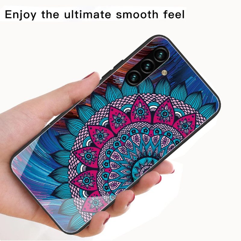 Cover Samsung Galaxy A13 5G / A04s Mandala In Vetro Temperato