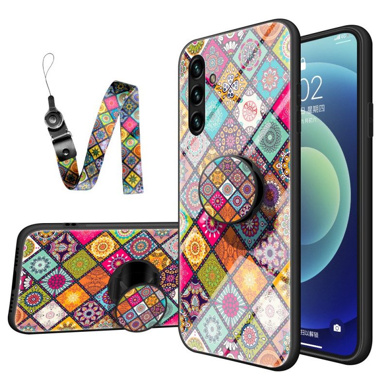 Cover Samsung Galaxy A13 5G / A04s Supporto Magnetico Patchwork