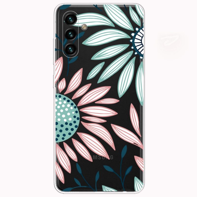 Cover Samsung Galaxy A13 5G / A04s Un Fiore Trasparente