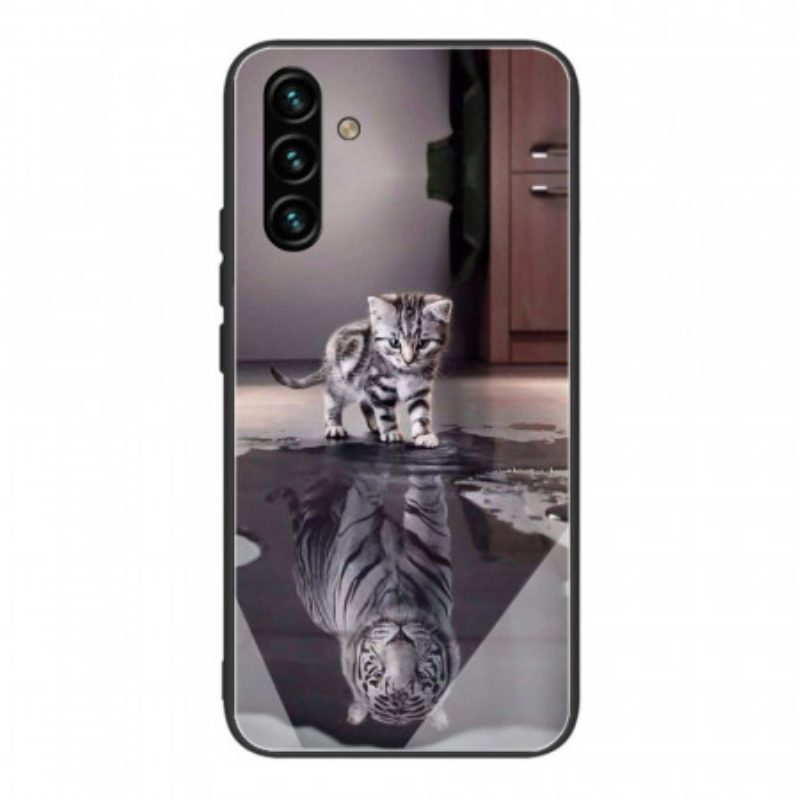 Cover Samsung Galaxy A13 5G / A04s Vetro Temperato Ernest La Tigre