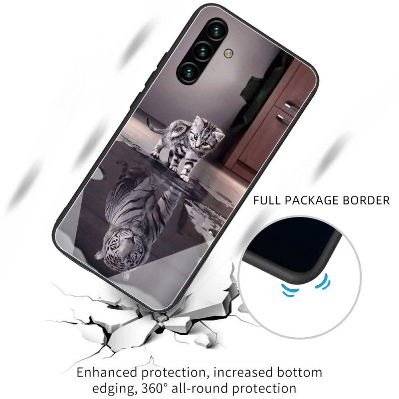 Cover Samsung Galaxy A13 5G / A04s Vetro Temperato Ernest La Tigre