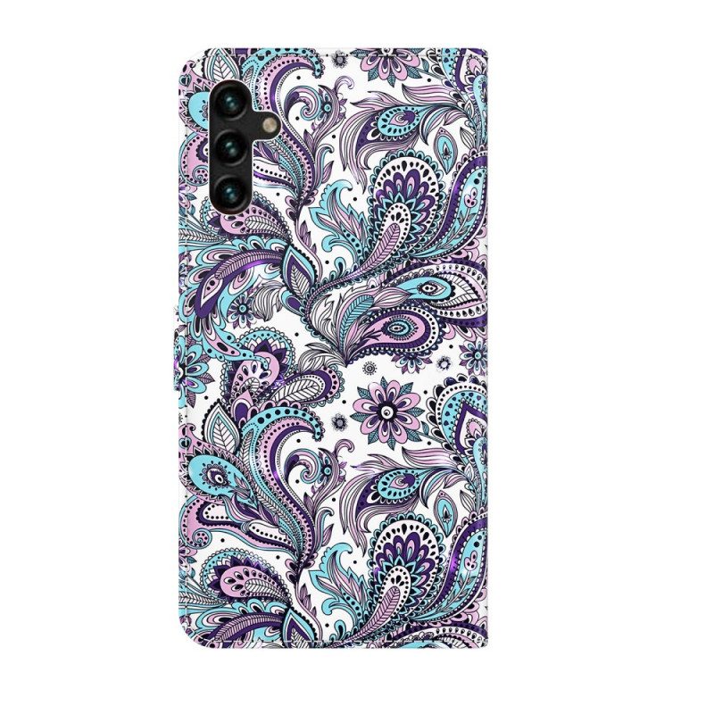 Custodia in pelle Samsung Galaxy A13 5G / A04s Modelli Di Fiori