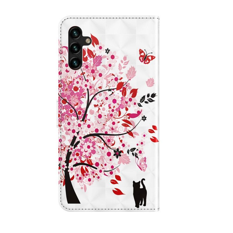 Folio Cover Samsung Galaxy A13 5G / A04s Albero Rosa