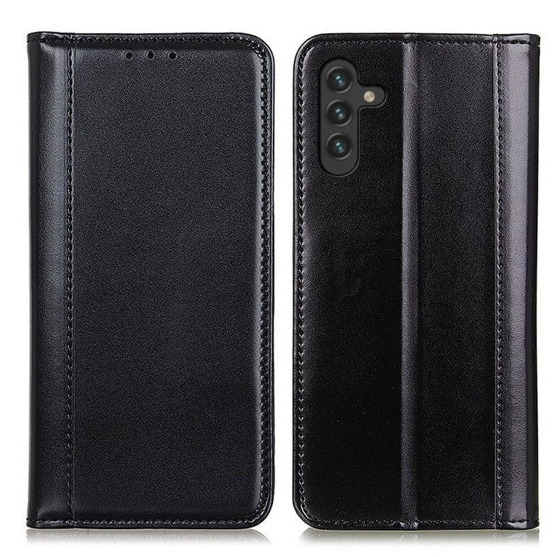 Folio Cover Samsung Galaxy A13 5G / A04s Custodia in pelle Pelle Crosta Lucida