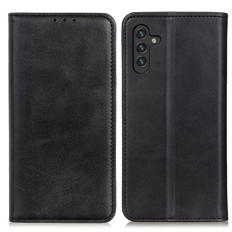 Folio Cover Samsung Galaxy A13 5G / A04s Custodia in pelle Cuoio Spaccato