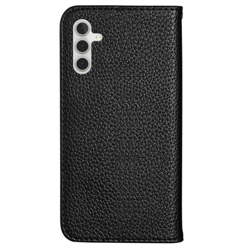 Folio Cover Samsung Galaxy A13 5G / A04s Custodia in pelle Ecopelle Litchi Ultra Chic