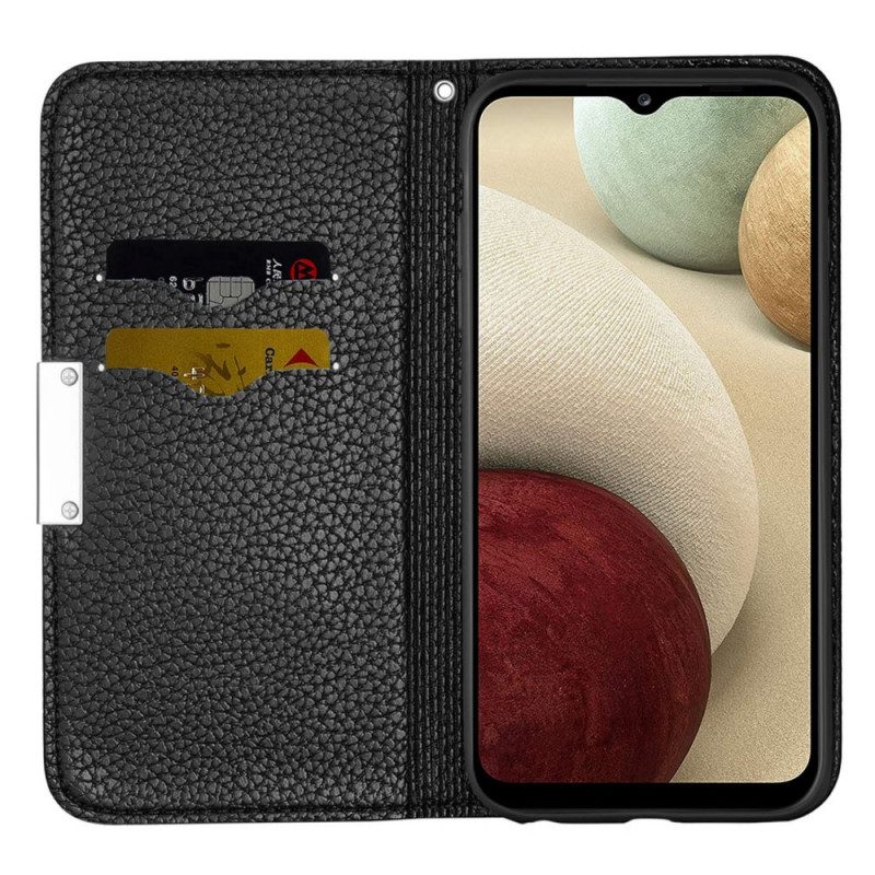 Folio Cover Samsung Galaxy A13 5G / A04s Custodia in pelle Ecopelle Litchi Ultra Chic