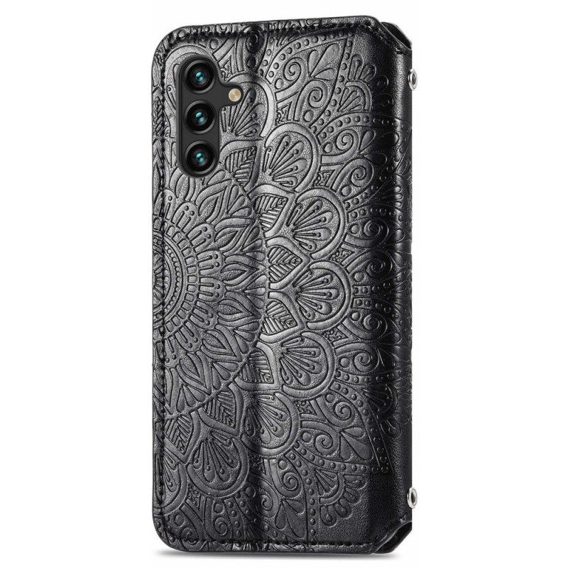 Folio Cover Samsung Galaxy A13 5G / A04s Custodia in pelle Mandala