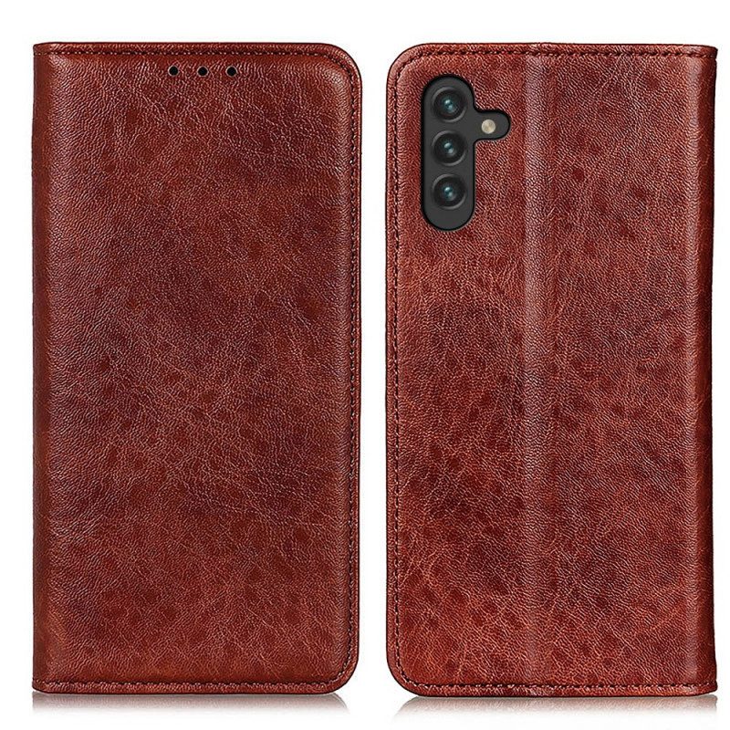 Folio Cover Samsung Galaxy A13 5G / A04s Custodia in pelle Struttura In Pelle