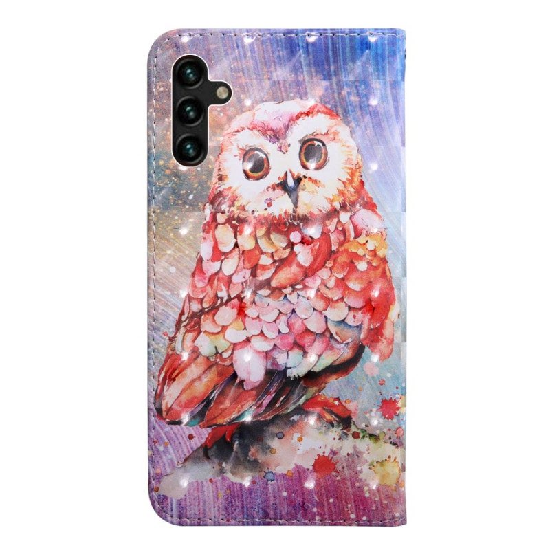 Folio Cover Samsung Galaxy A13 5G / A04s Gufo Il Pittore