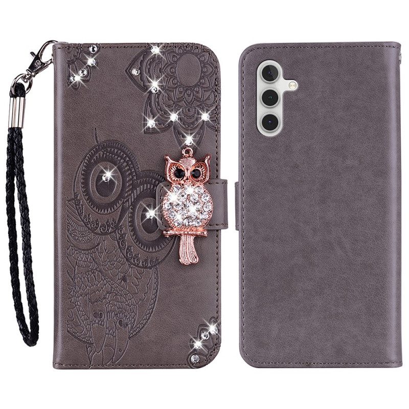 Folio Cover Samsung Galaxy A13 5G / A04s Mandala E Fascino Del Gufo