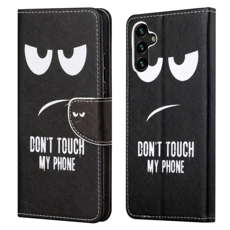 Folio Cover Samsung Galaxy A13 5G / A04s Non Toccare Il Mio Telefono