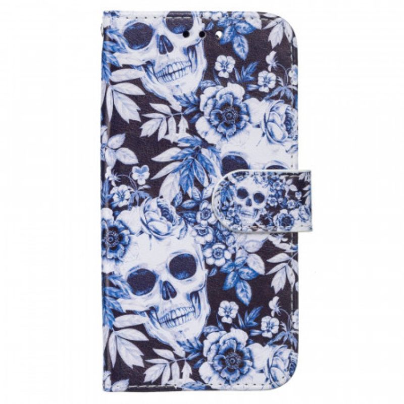 Folio Cover Samsung Galaxy A13 5G / A04s Teschi Retrò