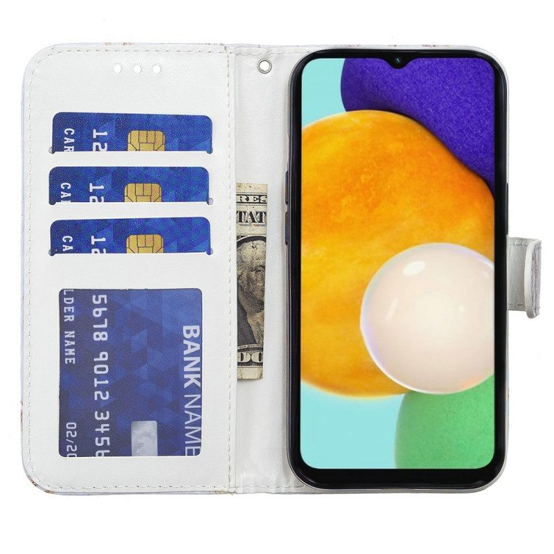 Folio Cover Samsung Galaxy A13 5G / A04s Teschi Retrò