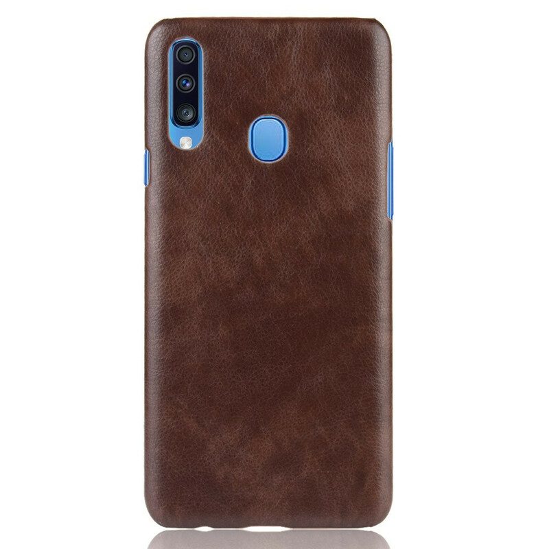 Cover Samsung Galaxy A20s Effetto Pelle Litchi