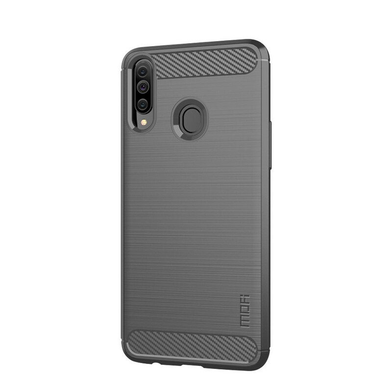 Cover Samsung Galaxy A20s Fibra Di Carbonio Spazzolata Mofi