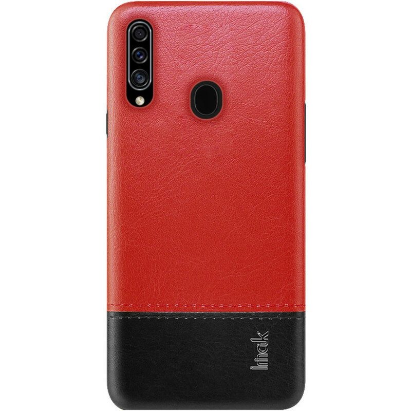 Cover Samsung Galaxy A20s Imak Serie Ruiyi Effetto Pelle