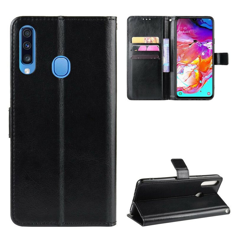 Custodia in pelle Samsung Galaxy A20s Ecopelle Appariscente