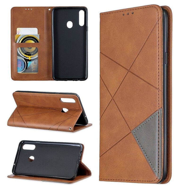 Folio Cover Samsung Galaxy A20s Custodia in pelle Stile D'artista