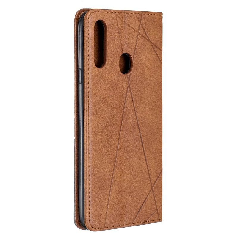 Folio Cover Samsung Galaxy A20s Custodia in pelle Stile D'artista