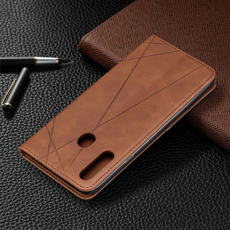 Folio Cover Samsung Galaxy A20s Custodia in pelle Stile D'artista