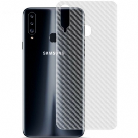 Pellicola Protezione Schiena Per Samsung Galaxy A20S Style Carbon Imak